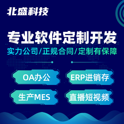 ERP企業生產項目管理進銷存軟件系統定制.